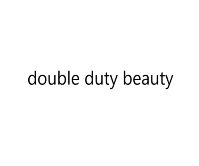 double duty beauty